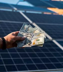 save money by installing solar panel